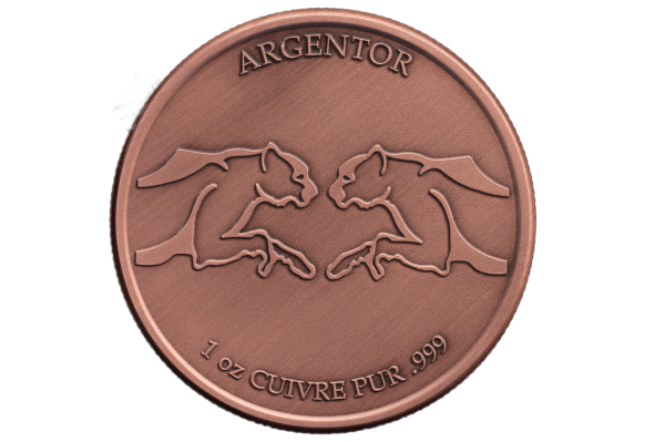 1 oz Cuivre Pur .999