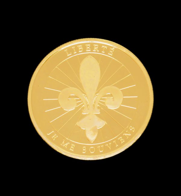 1 oz Pièce Or Pur Liberté Québec Souvenir Fine Gold Round Liberty Quebec .999 // Bientôt Disponible!